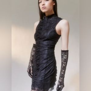 UO NWOT Estee Spliced  Lace Mini Dress